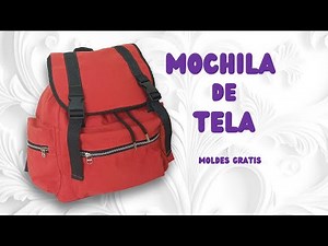 🎒​How to Make a Fabric Backpack✂️ | Easy DIY + Free Pattern