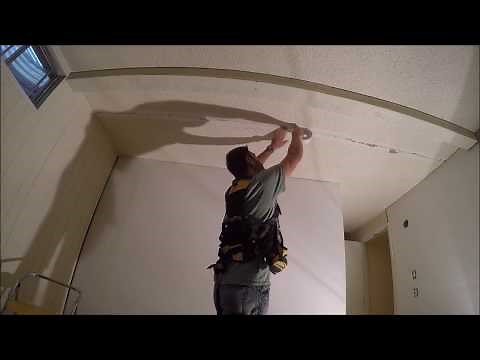 How To Repair A Crack In Your Ceiling | THE HANDYMAN |