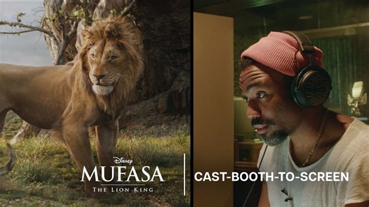 New ‘Mufasa’ Clip: Watch the Cast From Booth to Screen