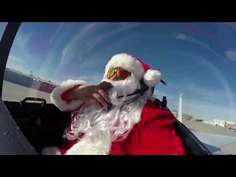 Santa Shares Flight Experience with NASA