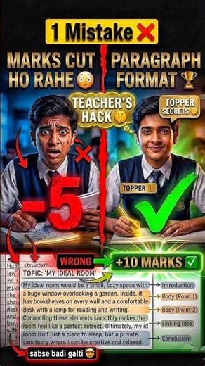 Stop Writing Long Paragraphs! 😱 Teacher’s Secret Trick | Class 10 English