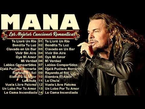 GRANDES ÉXITOS DE MANÁ 🌹 Mana Éxitos Mix 100 Super Éxitos Románticas Inolvidables #rockenespañol