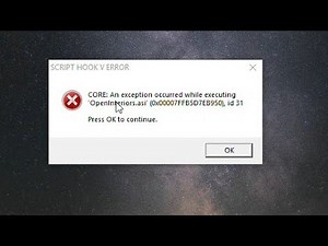 FIX SCRIPT HOOK 5 OPEN INTERIOR ERROR IN GTA 5