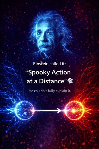 Two particles share a connection…even across the universe. Quantum Entanglement explained.#quantum