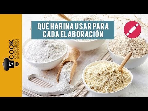 ¿Qué harina usar para cada elaboración?