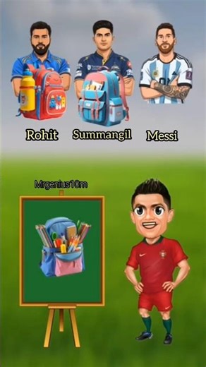 who to Ronaldo's school bag #football #trending #ronaldo #youtubeshorts ❤️🥰