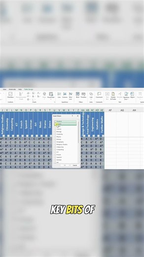 How to Display Student Grades in Excel Like a Pro #Excel #Tutorial