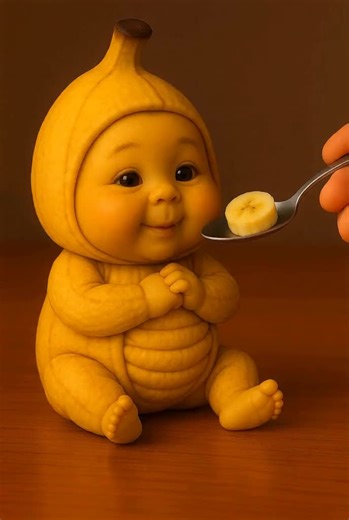 Yummy yummy 🥰 #themunchiebunchies #asmr #trending #cutefruitbaby #aibaby