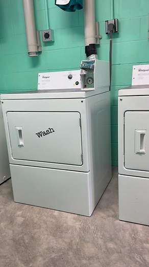 Laundry Day! $1.50 to wash $1.50 to dry Not bad! $12/wk seems fair compared to others we've seen. | JK & Kim in the Van