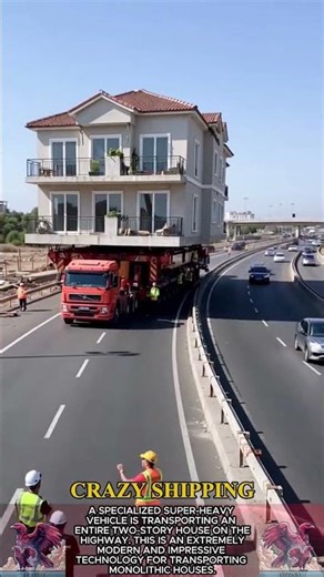 Car carrying whole house || Super heavy transport
