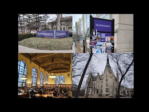 Northwestern University campus tour - Evanston, Illinois | prestigious US school | February 2026