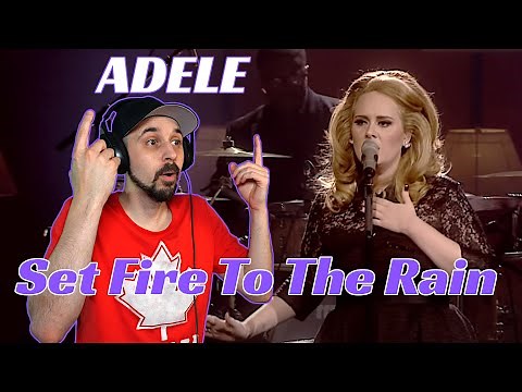 Adele REACTION! Set Fire To The Rain Live at The Royal Albert Hall