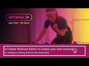 12. Use the icTrainer-Workout-Builder (Editor)