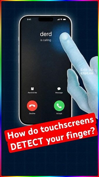 How do touchscreens KNOW where your finger is??