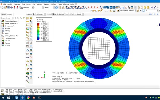 【Abaqus】第四十讲：Cylindrical圆柱副的创建方法