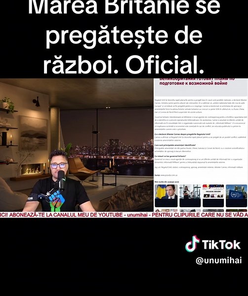 Marea Britanie se pregătește de război - Noutăți Oficiale