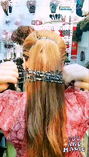 #hairstyle #hairhacks #fyp #magiccomb #hairideas💕✨