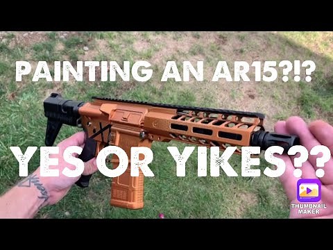 PAINTING an AR-15?!? Part 2 WITH ASSEMBLY!!