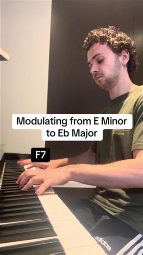 Modulating from E Minor to Eb Major (Improv)