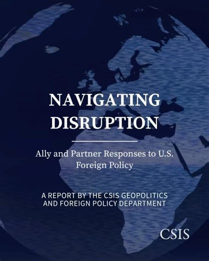 CSIS | Center for Strategic & International Studies on Reels | Facebook