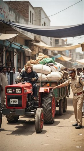 Monkey Encounters with Traffic Police: A Unique Interaction