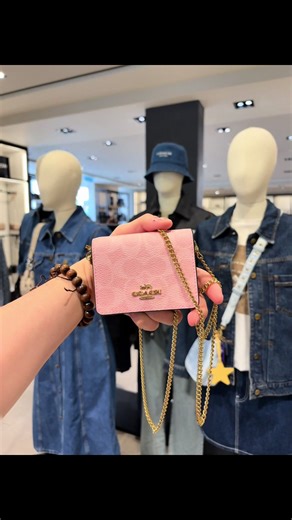 Explore the Coach Pink Collection Wallet On Chain