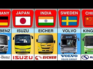 Bus From Different Countries 🚌