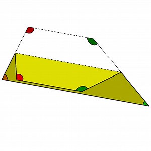 24K views · 379 reactions | Trapezoid properties Follow Magic Pi on instagram https://www.instagram.com/magic_pi2?igsh=MTE5Y2h4cHo4dTRrbw%3D%3D&utm_source=qr #MTBoS #iteachmath #maths #math #geometry | Magic PI - math animations | Facebook