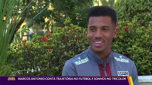 Marcos Antônio fala sobre trajetória e sonhos no São Paulo