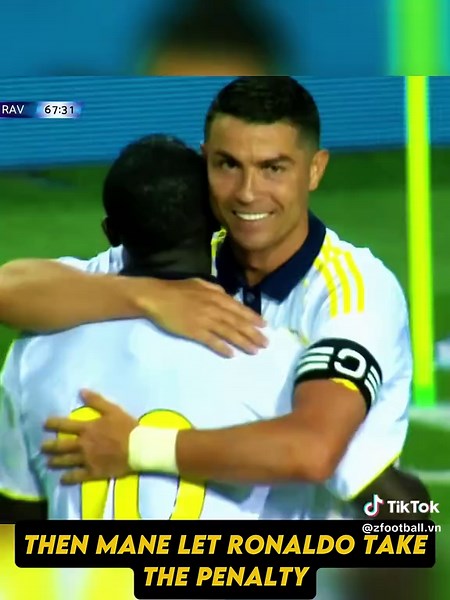 Mane and Ronaldo: A Respectful Football Moment