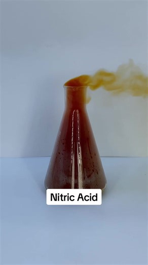 Chemical reaction: Nitric acid dissolves pennies | Science experiment