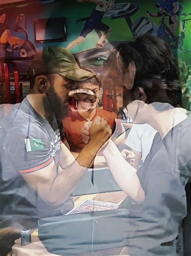 Friendly Arm Wrestling Matches with Juniors