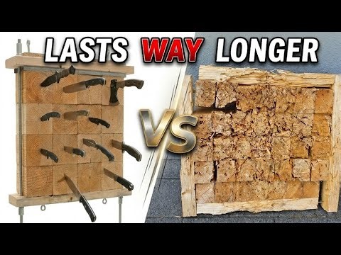 End Grain Target Build (Knife & Axe Throwing)