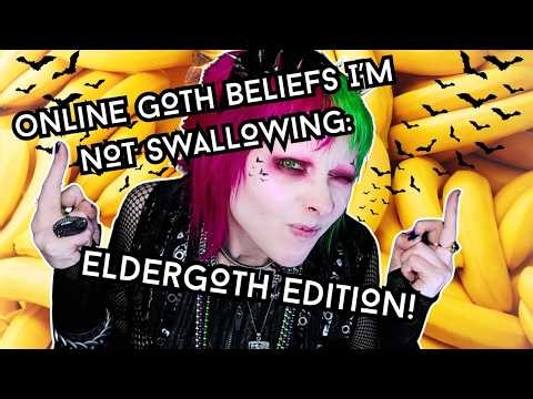 Online goth propaganda I'm not buying! Eldergoth edition...
