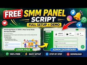 Free SMM Panel Script 2026 | Full Setup + Demo (Admin Panel Included)