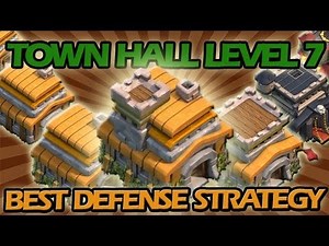 BEST Town Hall Level 7 Defense Strategy for Clash of Clans + Awesome Raiding Strategy!
