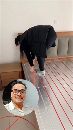 How do they install hot water pipelines inside beds in China to avoid the cold 😱😱 #Master