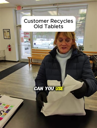 🚨Customer Recycles Old Tablets!! Are you having a tech problem? We accept mail ins! We have a Mail-In Link that’s in our bio and we’ll bring your device back to life! 🩺💊 #phonerepair #phone #tech #phonecase #repair #