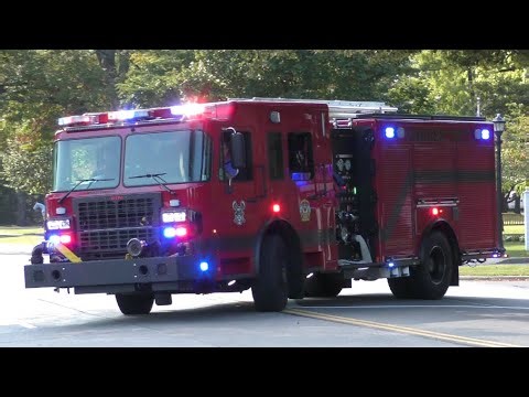 Garden City, NY Fire Department *NEW* Engine 141 + Chief 1403 Responding