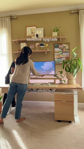 5K lookin real sharp 👀🖥️✨ cant wait to design more with it esp since its PANTONE validated 🫨🎨 #samsungviewfinitys9 #viewfinitys9 #monitor #desksetup #cozydesksetup #tech #deskgoals #workspacegoals #designer #softwareengineer