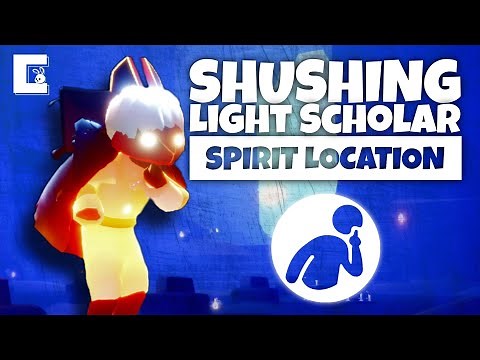 SHUSHING LIGHT SCHOLAR Spirit Location in Vault of Knowledge | Sky Children of The Light