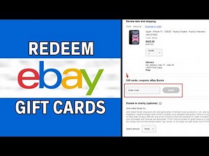 How to Redeem an Ebay Gift Card (LATEST GUIDE)