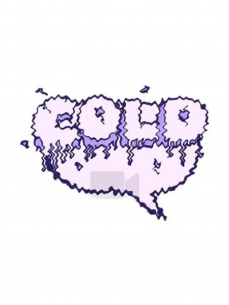 shivering motion animation of freehand drawn speech bubble cartoon cold text symbol Stock Video Footage - Alamy