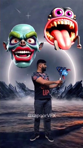 funny ghosts, creatures, devils and weird animals funny vfx magic video 🤯🤯