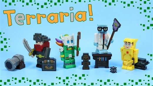 Terraria Action Figures Gold Armor Player Pirate Goblin Witch Doctor Series 1