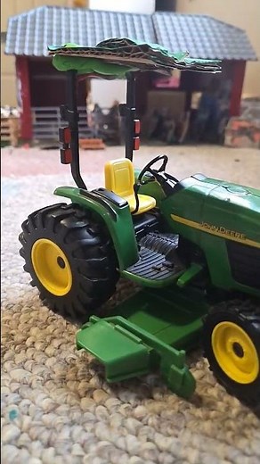 John deere 4410 after mowing the yard