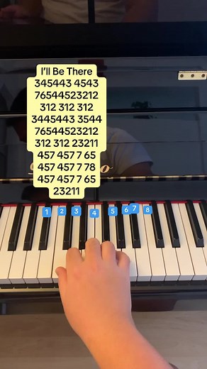 I’ll Be There Piano Tutorial and Cover