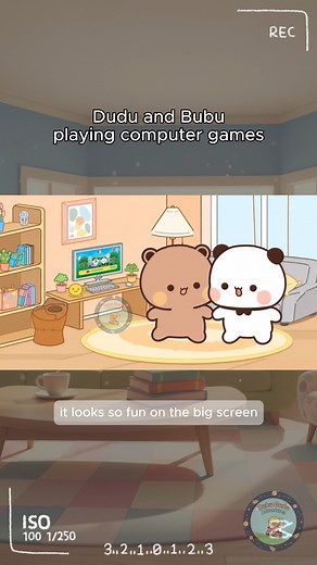 1.7K views · 38 reactions | Dudu and Bubu playing computer games at home <3  | Bubu and Dudu Adventures | Facebook