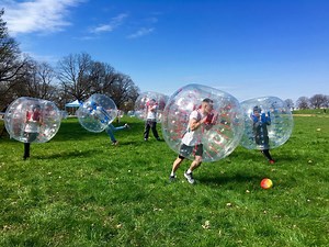 BubbleBall Rentals & Events| Maryland & DC | Wonderfly Games — BubbleBall in DC & Virginia | Bubble Soccer Party Rentals & Events