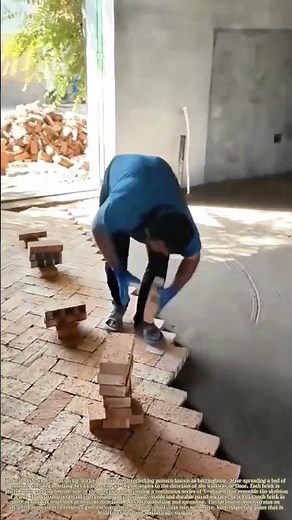 Laying the Herringbone: How a Zigzag Pattern Creates a Durable Brick Surface